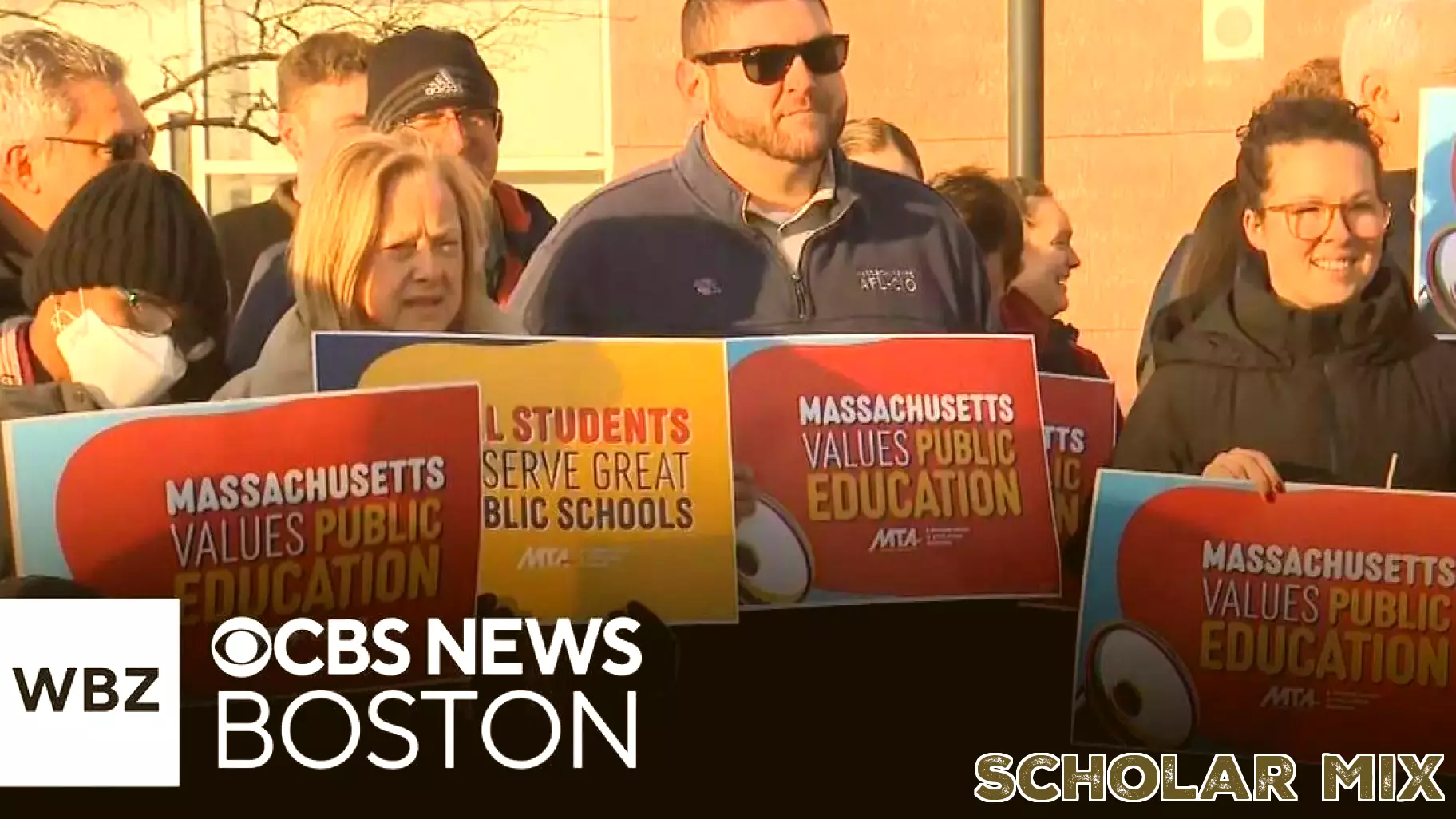 Revere Educators Don Red to Protest Education Department Cuts